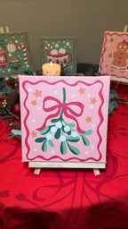 Mistletoe Altında 20x20