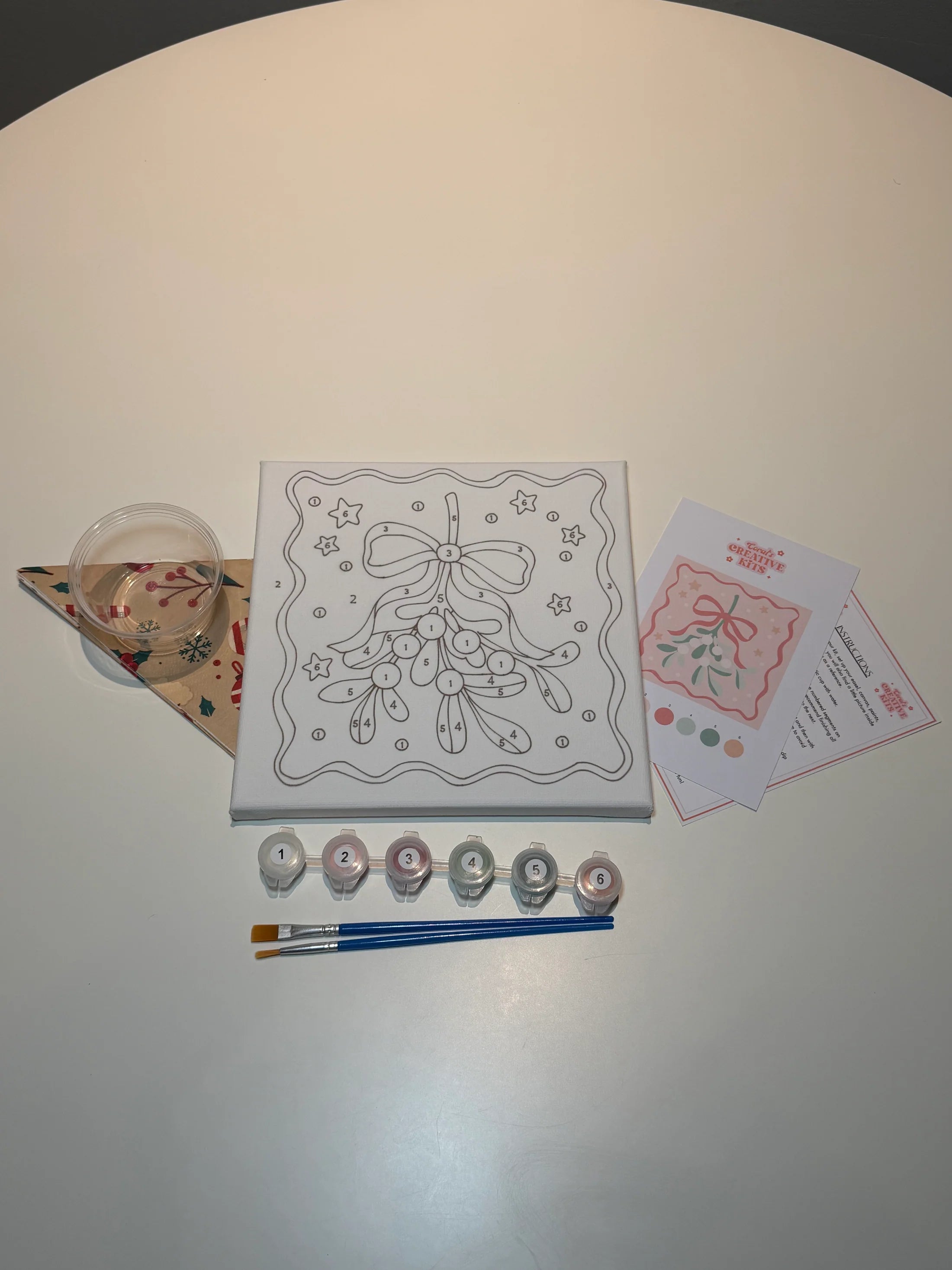 Mistletoe Altında 20x20